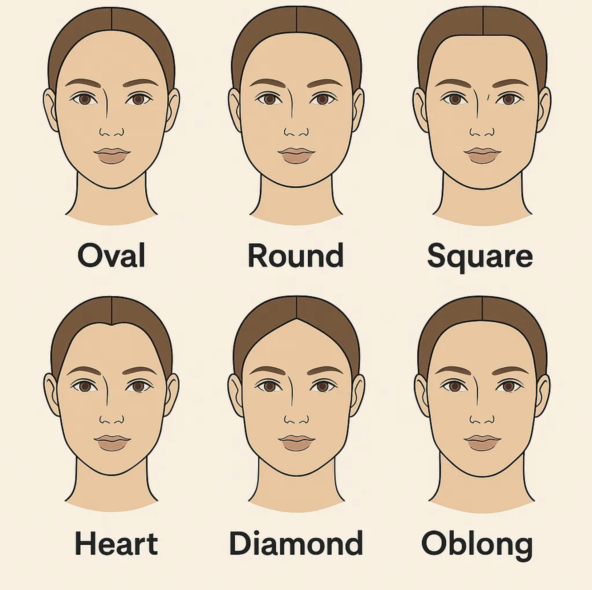 Face shape styling header