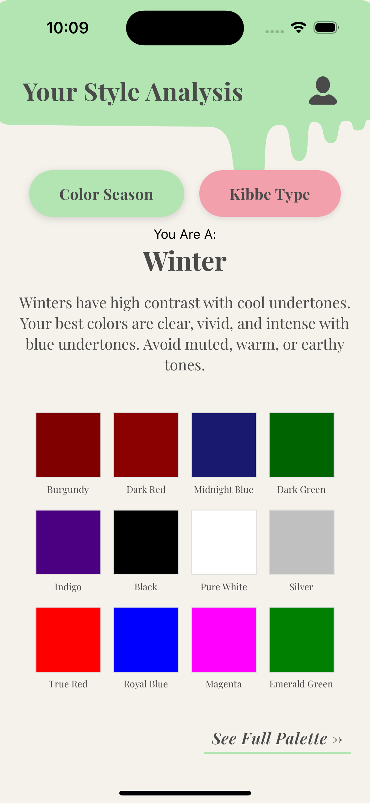 Color Season Analysis