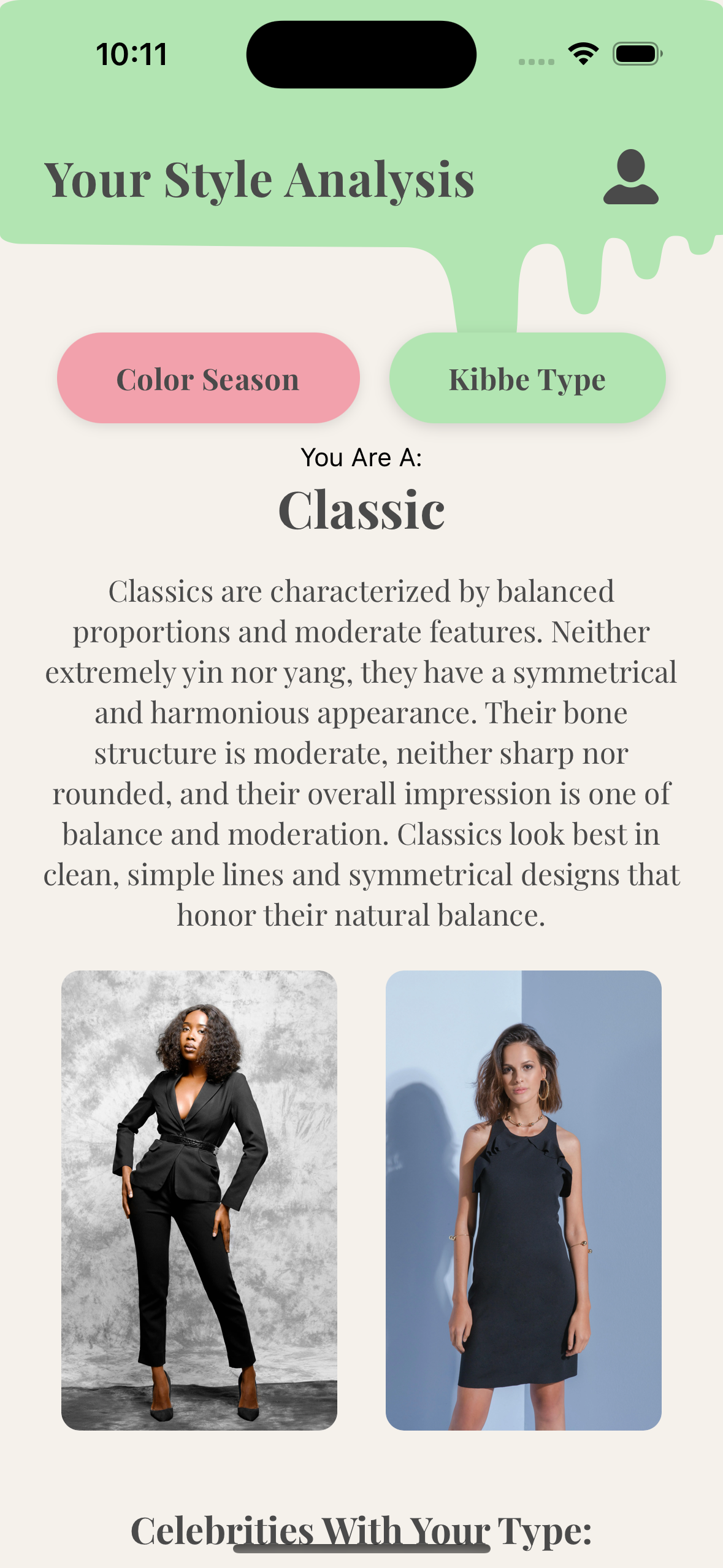 Kibbe Body Type Analysis